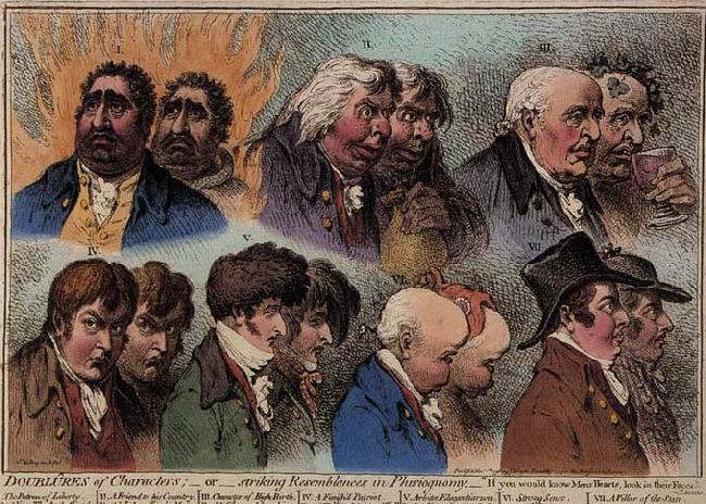 James Gillray Dublures of Characters Germany oil painting art
